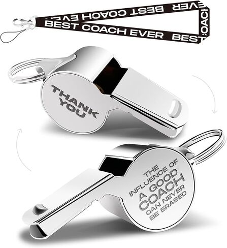 Whistles with Lanyard, Coach Whistle, Gifts, Coach Gifts for Men Women-2 in Kuwait