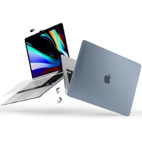 Compatible with MacBook Air 13 inch Case 2021 2020 2019 2018 A2337 M1/A2179/A1932, Ultra-Thin & Anti-Fingerprints Case for MacBook Air 13.3" with Retina Display Touch ID, Transparent