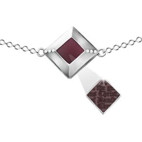 Unique Bracelet for Wife. World's Smallest New Testament Sterling Silver Pendant for women & girls. Zircon stones setting. Original Nano bible Jewelry gift for daughter or girlfriend