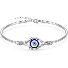 Turtle Bracelet for Women Blue Opal Sea Turtle Bracelet Bangle Sterling Silver Infinity Ocean Hawaiian Turtles Jewelry Charms Birthday Mothers Day Christmas Gifts