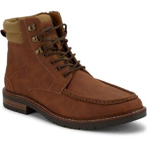 Dockers Mens Sutton Rugged Moc Toe Boot, Peanut, 10 M