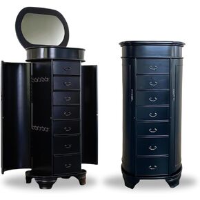 Hives and Honey - Daley Jewelry Armoire - Black