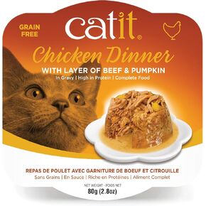 Catit Chicken Dinner with Duck & Potato – Hydrating and Healthy Wet Cat Food for Cats of All Ages