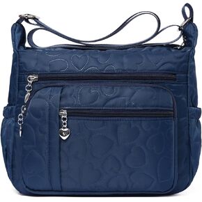 Women Shoulder Handbag Roomy Multiple Pockets Bag Ladies Crossbody Purse Fashion Tote Top Handle Satchel