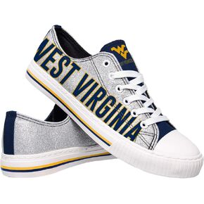 FOCO womens Ncaa College Team Logo Fashion Low Top Canvas Sneakers Shoes