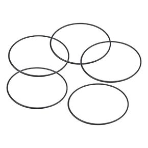 PATIKIL Nitrile Rubber O-Rings 150mm OD 145mm ID 2.65mm Width, 10 Pcs Metric Sealing Gasket for Faucet Plumbing Automotive Repair, Black