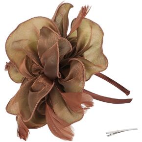 Fascinators Headband Hat Tea Party Hair Clip Church Wedding Bridal Headwear Vintage Headpiece Hairpin Flower Hat