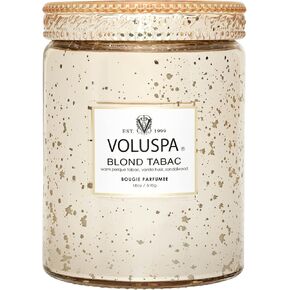 Voluspa Casa Pacifica Large Glass Jar Candle - 18 oz | Unisex, Coconut Wax Blend, Natural Wicks, Fresh Aquatic Scent, 25 Hours Burn Time in Saudi Arabia