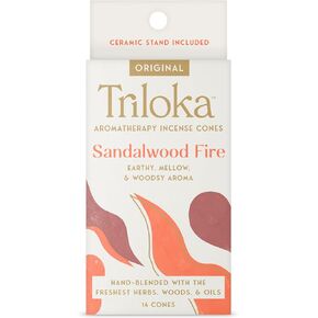 TRILOKA Incense Cone Sandalwood Fire, 20 GR in Kuwait