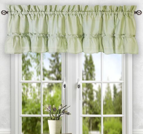 ستائر Ellis Stacey Tier Pair Curtains, 56" x 36", Almond in Kuwait