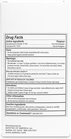 كريم سيفتيك للإسعافات الأولية والحروق، صندوق مكون من 25 عبوة in Kuwait
