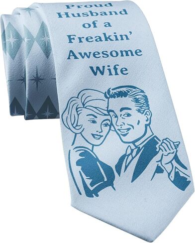 Crazy Dog T-Shirts Best Dad By Par Necktie Funny Golf Lover Father's Day Tie For Papa in Saudi Arabia