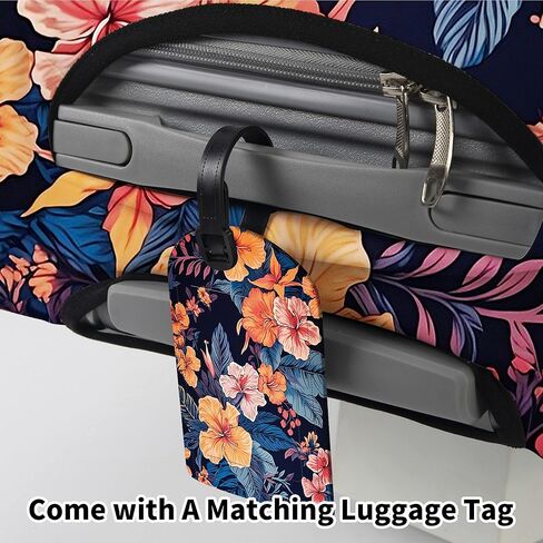 JYCUHTCL Luggage Cover for Suitcase with Luggage Tag Leopard Design 30-32 Inchs, Suitcase Cover Protect and Personalize Your Travel Companion in Kuwait