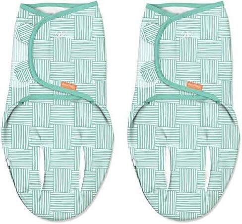 SwaddleMe Luxe Easy Change Swaddle، Ellie Elephant/Triangle Gray، صغير/متوسط ​​(0-3 أشهر) in Kuwait