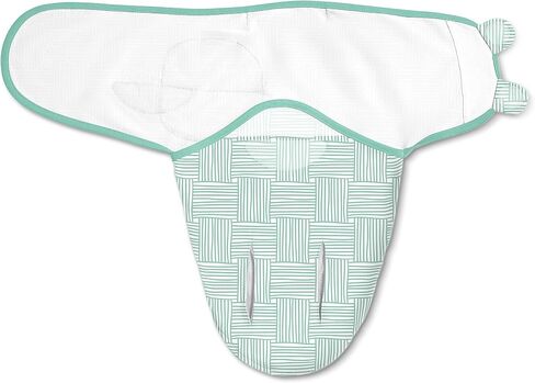 SwaddleMe Luxe Easy Change Swaddle، Ellie Elephant/Triangle Gray، صغير/متوسط ​​(0-3 أشهر) in Kuwait