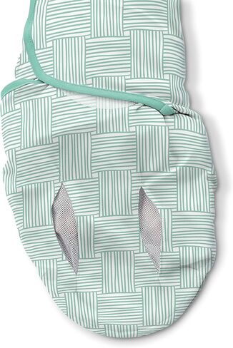 SwaddleMe Luxe Easy Change Swaddle، Ellie Elephant/Triangle Gray، صغير/متوسط ​​(0-3 أشهر) in Kuwait