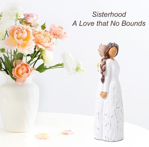 Sister Gifts - Gifts for Sister - Sisters Birthday Gifts from Sister, Best Friend Friendship Gifts for Women, Personalized Sculpted Hand - Painted Figure, Ready to be Given as a Gifts for Women in Saudi Arabia