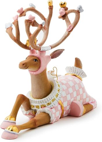 MACKENZIE-CHILDS Patience Brewster Dash Away Donna Reindeer Decoration, Holiday and Christmas Decoration for Home in Kuwait