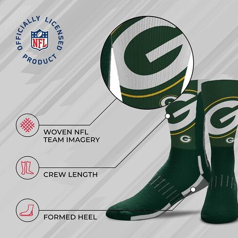 من أجل جوارب الأقدام العارية NFL Youth V Curve - يمكن غسلها في الغسالة - مزيج من البولي سباندكس - ملاءمة مثالية ومتانة للشباب النشط in Saudi Arabia