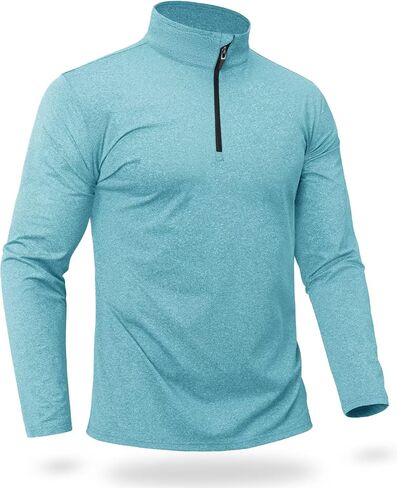 Boladeci Men's Quarter Zip Sweatshirts Premium Fleece Long Sleeve Lightweight Comfort 1/4 Zip Pullover Golf Shirts in Saudi Arabia