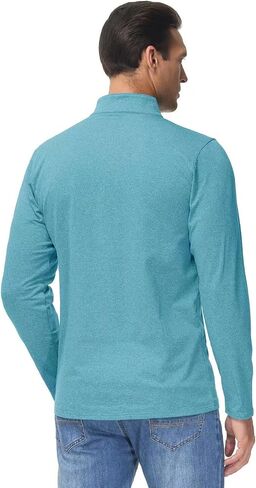 Boladeci Men's Quarter Zip Sweatshirts Premium Fleece Long Sleeve Lightweight Comfort 1/4 Zip Pullover Golf Shirts in Saudi Arabia