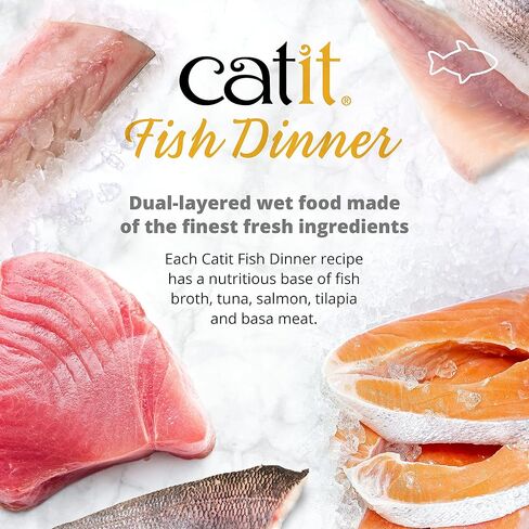 Catit Chicken Dinner with Duck & Potato – Hydrating and Healthy Wet Cat Food for Cats of All Ages in Saudi Arabia