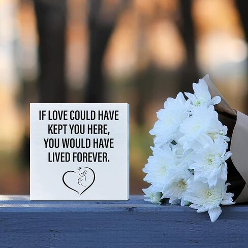 Memorial Gifts for Lose of Cat, Pet Sympathy Gifts Cat Remembrance Gifts Loss of Cat Bereavement Gifts, The Brightest Star in The Sky, Cat Memorial Desk Decor Wooden Box Sign in Saudi Arabia