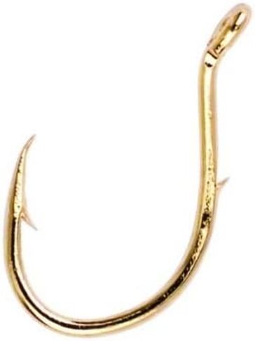 Eagle Claw Single Egg Lazer Hook - Gold Size 10-6 10Pk in Saudi Arabia