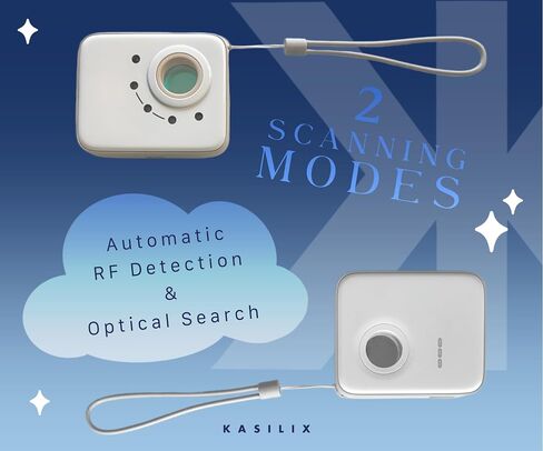 KASILIX Smart Hidden Camera Detector, Device to Find Hidden Cameras Indoor, Professional RF Detector, Spy Bug Finder, Privacy Safety w/Anti-Theft Vibration Sounding Alarm in Saudi Arabia