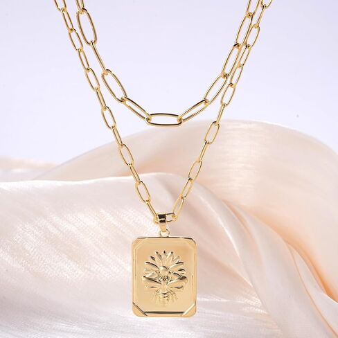 Rosedate Star Pendant Necklace for Women Multi-layer Star Necklace Pearl Starry Sky Pendant Necklace Stylish Design Diamond Jewelry for Women Girls in Kuwait