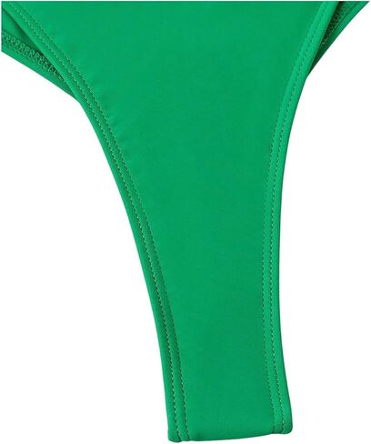 OYOANGLE Women's 3 Piece Bikini Set Swimsuit V Wired Bikini Bathing Suit with Twist Beach Skirt in Kuwait