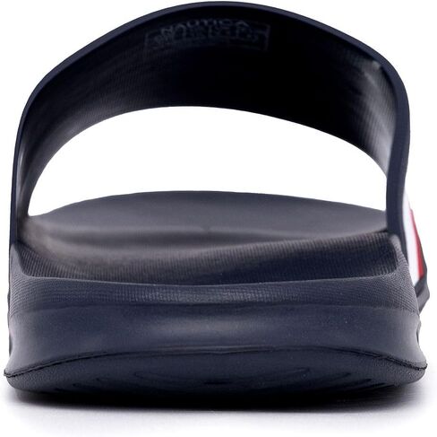 Nautica Men's Athletic Slide Comfort Sandal-Topco Stripe-Navy/White-Size-11 in Saudi Arabia