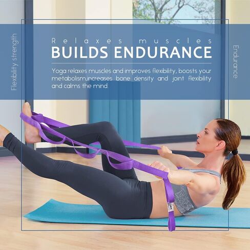 حزام تمارين التمدد من جيه بي إم مع 10 حلقات سميكة من حزام تمرين الجاذبية واللياقة البدنية in Kuwait