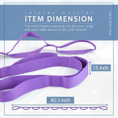 حزام تمارين التمدد من جيه بي إم مع 10 حلقات سميكة من حزام تمرين الجاذبية واللياقة البدنية in Kuwait