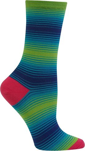 Hot Sox Womens Noodles Socks, Black, 1 Pair, Womens Shoe 4-10 in Saudi Arabia