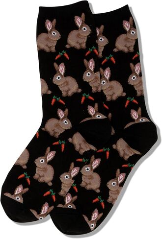 Hot Sox Womens Noodles Socks, Black, 1 Pair, Womens Shoe 4-10 in Saudi Arabia