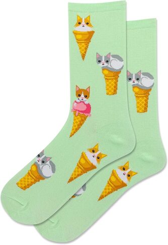 Hot Sox Womens Noodles Socks, Black, 1 Pair, Womens Shoe 4-10 in Saudi Arabia