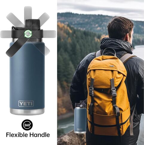 غطاء غطاء بديل Chug، متوافق مع زجاجة YETI Rambler تناسب 18oz/26oz/36oz/64oz in Saudi Arabia