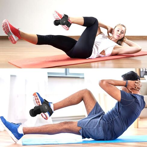 Fragraim Dumbbell Foot Attachment, Tibialis Trainer, Dumbbell Ankle Strap, Adjustable Ankle Leg Extension Strap for Strengthening HIPS, Legs, Knees and Calf, No Slipping, Strength Training in Kuwait