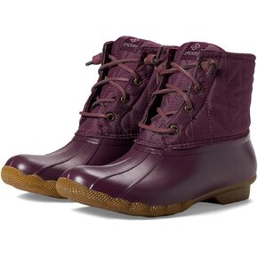 Sperry Women's Rain Boot, Lavender Quilt, 8