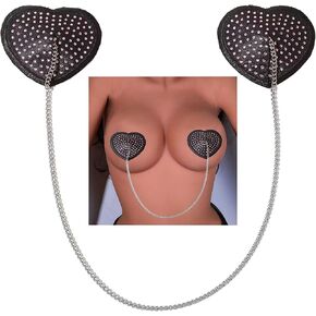VERAMI Rhinestone Nipple Covers Pasties - Carnival Raves Hollywood Rave Reusable Bra Petal Diamond Stickers Gift for Girls
