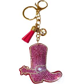 Pig Keychain Bling Backpack Charm Rhinestone Piglet Bag Charms Keyfob Keyrings