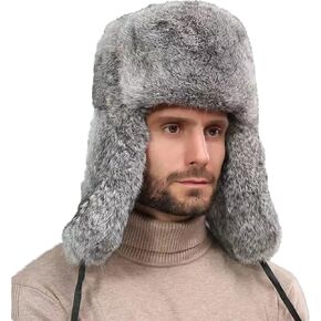 الصياد قبعة الروسية جندي قبعة الشتاء التزلج قبعة Ushanka قبعة يندبروف الدافئة قبعة الصيد فو الفراء إيرفلابس قبعة للجنسين