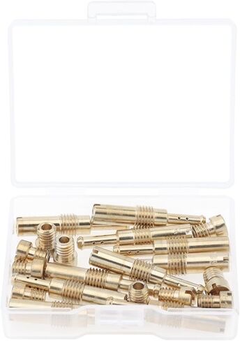 Windance 30pcs Carburetor Main Jet Kit Include10pcs Carburetor Main Nozzles+10pcs Slow Pilot Jet+10pcs Cleaning Brushes Needles, Fit for PWK Keihin OKO CVK PWM (K100-K140) in Kuwait