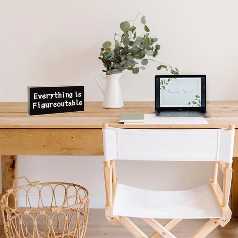 Ps You Got This Sign, Black Office Decor, Motivational Desk Decor, Encouragement Gifts for Women Men, Office Gift for Colleague Boss, Cute Aesthetic Cubicle Shelf Decor in Saudi Arabia