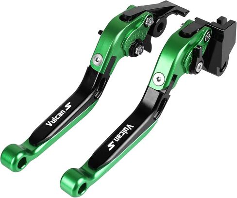 Brake & Clutch Levers Set Foldable Extendable CNC for Vulcan S 650 2015-2022 Black in Saudi Arabia