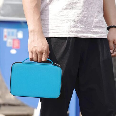 Case Compatible with ILTIDE/for Frarome/for LOLSSA/for Teffim/for Hafuloky/for Skight Tire Inflator Portable Air Compressor, Car Air Pump Storage Holder for Air Tube & Accessories (Box Only) - Orange in Kuwait