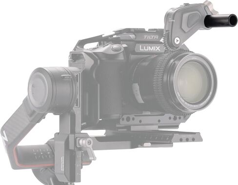 Tilta 2X Carbon Fiber Rods 15mm for Rail Support System | Increased Strength | Limited Reflection | Lightweight | DSLR Shoulder Rig, Camera Stabilizer Cage, Matte Box (10cm) in Saudi Arabia