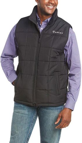 Ariat Male Crius Insulated Vest Red Mahogany Medium in Kuwait