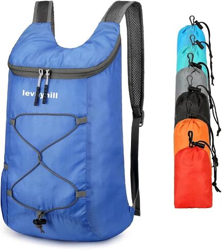 levayhill 16L Hiking-Daypack, Water-Resistant-Lightweight Foldable Travel Backpacks, Camping Outdoor Backpack Carry-on Bag in Kuwait